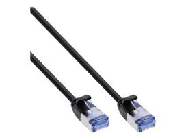 Patchkabel S/UTP, CAT.5E, schwarz, 0,5 m PVC, hochflexibel, mit Dätwyler-Kabel und Hirosesteckern TM11 (71900S)