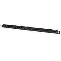 StarTech.com 24 Port 0.5U Cat5e Patch Panel - RJ45 Ethernet Rack Mount Cat 5e 110 Patch Panel - Rackmount Network Patch Panel (PANELHU24)