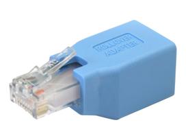 StarTech.com Cisco Konsolen Rollover Adapter für RJ45 Ethernet Kabel - St/Bu - Netzwerkadapterkabel - RJ-45 (M) zu RJ-45 (W) - Blau