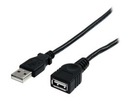 StarTech.com 10FT BLACK USB 2.0 EXTENSION StarTech.com 10 ft Black USB 2.0 Extension Cable A to A - 10ft USB 2.0 Extension Cable - 10ft USB male female Cable (USBEXTAA10BK)