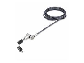StarTech.com 25-Pack Universal Laptop Lock 6.6ft (2m), Master Keyed Locking Cable, Computer Security, Compatible w/Noble Wedge/Nano/K-Slot, Anti-Theft Cut-Resistant Cable - Sicherheitskabelschloss - schwarz & silber - 2 m - TAA-konform (Packung mit 25) (UNIVMK25-LAPTOP-LOCK)
