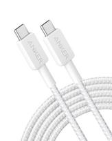 Anker Innovations Anker 322 USB-C to Cable Nylon White - Kabel - Digital/Daten (A81F7G21)