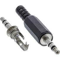 InLine® 3.5mm audio stereo plug, soldering version