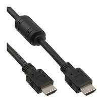 InLine - HDMI Kabel, HDMI-High Speed, Stecker / Stecker, schwarz, mit Ferrit, 5m