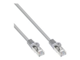 InLine - Patch-Kabel - RJ-45 (M) zu RJ-45 (M) - 2,0m - SF/UTP - CAT 5e - ohne Haken - Grau (Packung mit 40) (B-72502)