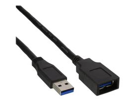 InLine - USB-Verlängerungskabel - USB Typ A (M) zu USB Typ A (W) - USB 3,2 Gen 1 - 1,0m - Schwarz (Packung mit 80) (B-35610)