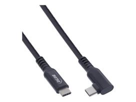 InLine USB 3.2 Gen.1 Kabel USB-C Stecker/Stecker gewinkelt für VR schwarz - Kabel - Digital/Daten (35705V)