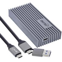 InLine USB4-Gehäuse - USB-C zu M.2 NVMe SSD - 40Gb/s - Aluminium (00031J)