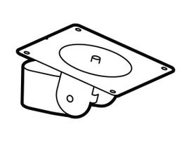 Ergotron LX Pro - Befestigungskit (Displaydrehpunkt) - für Flachbildschirm - Umbausatz - weiß - Bildschirmgröße: 86.4 cm (34) (98-735-290)