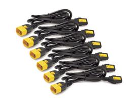 APC Power Cord Kit (6 ea), Locking, C13 to C14, 1.8m, Blue (AP8706S-WWX591)