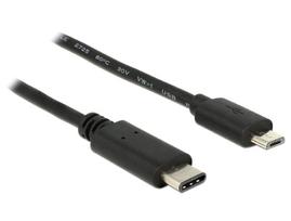 Delock Kabel USB Type-C™ 2.0 Stecker > USB 2.0 Typ Micro-B Stecker 0,5 m schwarz (83333)