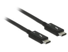 DeLOCK - Thunderbolt-Kabel - USB Typ C (M) bis USB Typ C (M) 3 A - 2,0m - 4K Unterstützung - Schwarz (84847)