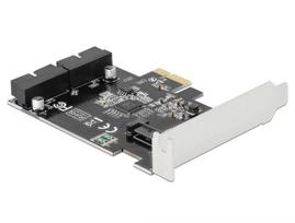 DeLOCK PCI Express Card to 2 x internal USB3.0 Pin Header - USB-Adapter - PCIe 2,0 - USB3.0 (intern) x 2 (90387)