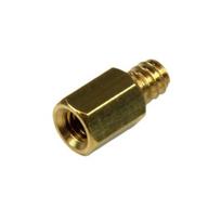 StarTech.com Metal Jackscrew Standoffs Ersatz PC #6-32 auf M3 Abstandshalter - 50 Stck. - Nivellierschrauben-Standoff - 0.4 cm (Packung mit 50)