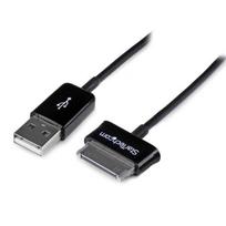 StarTech.com 3m Dock-Connector auf USB Kabel für Samsung Galaxy Tab - Lade- / Sync-Kabel - USB-Datenkabel / Ladekabel - Lade-/Datenkabel - Samsung 30-poliger Dockanschluss (M)