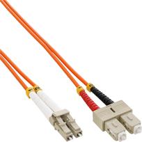 InLine® Fiber Optical Duplex Cable LC/SC 50/125µm OM2 5m