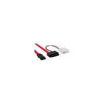 InLine - SATA-Kabel - Slimline SATA 13-polig - 7-poliges SATA, interne Stromversorgung, 2-polig (29608)