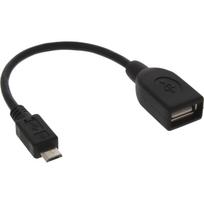 InLine - Micro-USB OTG Adapterkabel - Micro-USB Typ B (M) - USB Typ A (W) - 0,15 m (31606)
