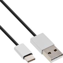 InLine - USB-Kabel - USB-C (M) bis USB (M) - USB2.0 - 1,5 A - 5,0m - Schwarz (35835)