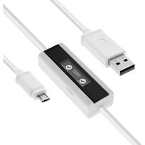 USB Smart Control - Multimeter - Ladeüberwachung - USB A zu Micro-B Kabel mit Display - 1m (66761)