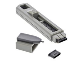 InLine® USB Typ-C Portblocker, blockt bis zu 6 Ports (55724)
