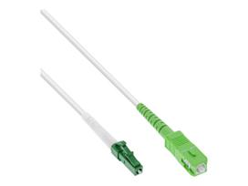 InLine® Fiber Optical Simplex Cable, FTTH, LC/APC8° to SC/APC8° 9/125µm OS2 10m