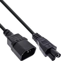 InLine Netzkabel C14 Kupplung auf C5 Stecker schwarz 3m - Adapter - Strom/Netzteil (16553)