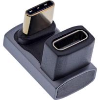 InLine USB4 Adapter USB-C Stecker/Buchse 180° Aluminium grau (35900J)