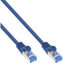 InLine Patchkabel Cat.6A S/FTP TPE LSZH CCA blau 3m - Kabel - Netzwerk (72603B)