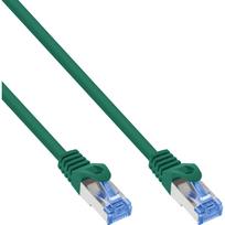 InLine Patchkabel Cat.6A S/FTP TPE LSZH CCA gruen 1m - Kabel - Netzwerk (72601G)