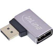 InLine DisplayPort 1.4 Adapter - DisplayPort Stecker / Buchse - 90° links - 8K