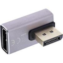 InLine DisplayPort 1.4 Adapter - DisplayPort St/ Bu - 90° vertikal rechts - 8K