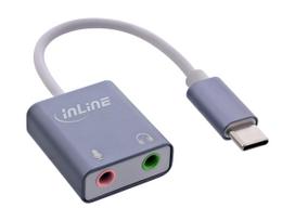 InLine USB Audio Soundadapter USB-C Kabel - Adapter - Audio/Multimedia (33051F)