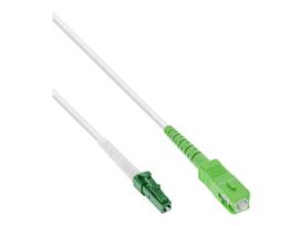 InLine® Fiber Optical Simplex Cable, FTTH, LC/APC8° to SC/APC8° 9/125µm OS2 15m
