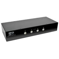EATON TRIPPLITE 4-Port DisplayPort KVM Switch with Audio Cables and USB 3.0 SuperSpeed Hub (B004-DPUA4-K)