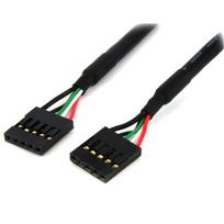 StarTech.com internes 5pin USB IDC Mainboard Header Kabel - Buchse/Buchse - USB-Kabel - IDC 5-polig (W) - IDC 5-polig (W) - 45,7 cm (USB/USB2.0) - Schwarz (USBINT5PIN)