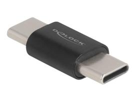 DeLOCK Adapter SuperSpeed USB 10Gbps (USB 3.2 Gen 2) USB Type-C Gender Changer Stecker zu Stecker schwarz (60035)