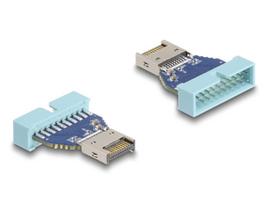 Delock 67130 - USB 3.1 Pfostenstecker auf intern Key A Stecker (67130)