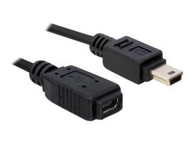 Delock - USB-Kabel - Mini-USB, Typ B (M) zu Mini-USB, Typ B (W) - 1 m (82667)