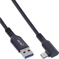 InLine USB 3.2 Gen.1 Kabel USB-C St gewinkelt - USB-A für VR schwarz 5m - Kabel - Digital/Daten (35715V)