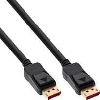 InLine DisplayPort 1.4 Kabel schwarz vergoldete Kontakte 0.5m - Kabel - Audio/Multimedia (15355)
