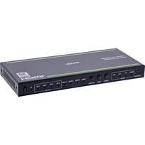 InLine HDMI Switch 4-fach 48Gb/s 8Ka60Hz mit Audio-Auskopplung (57885A)