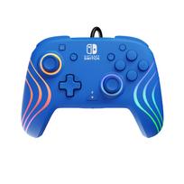 PDP Afterglow Wave, Gamepad, Nintendo Switch, Nintendo Switch OLED, D-Pad, Home button, Analog / Digital, Mehrfarbig, Kabelgebunden