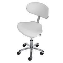 Ergonominė kosmetologo kedutė su atlošu (didelis spalvų pasirinkimas)