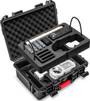 "Tomat" kietasis dėklas "Insta360 X4", vandeniui atsparus dėklas "Insta360 X4 X3" fotoaparatui ir priedams, dviejų sluoksnių IP67, suderinamas su "Insta360 X4 X3" nematomu nardymo dėklu, juodas, vandeniui atsparus kietasis