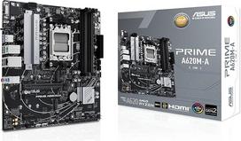 ASUS Prime A620M-E-CSM pagrindinė plokštė Socket AMD A620 (Ryzen 7000, Micro-ATX, DDR5 atmintis, PCIe 4.0, BIOS Flashback, USB 3.2 Gen 2, Aura Sync)