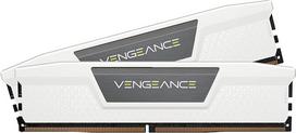 CORSAIR Vengeance DDR5 RAM 32GB (2x16GB) 6000MHz CL30-36-36-76 1.4V AMD Expo ir Intel XMP atmintis staliniams kompiuteriams - balta (CMK32GX5M2B6000Z30W)