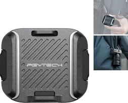PGYTECH fotoaparato peties diržo laikiklis, greito atleidimo spaustukas, aliuminio lydinio QR fotoaparato adapterio bazė, skirta peties diržams, trikojams, stabilizatoriams (tik bazė)