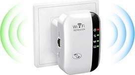 WLAN stiprintuvas, 300Mbps WLAN kartotuvas, 2,4 GHz "WiFi" kartotuvas su LAN ryšiu, "WiFi Extender" stiprintuvas su maršrutizatoriaus / prieigos taško režimu, interneto stiprintuvas iki 5000 kv. pėdų ir visų W LAN įrenginių