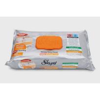 Drėgnos servetėlės ​​​​maistiniams paviršiams Sleepy Easy Clean, oranžinis dangtelis (pakuotėje 50vnt).